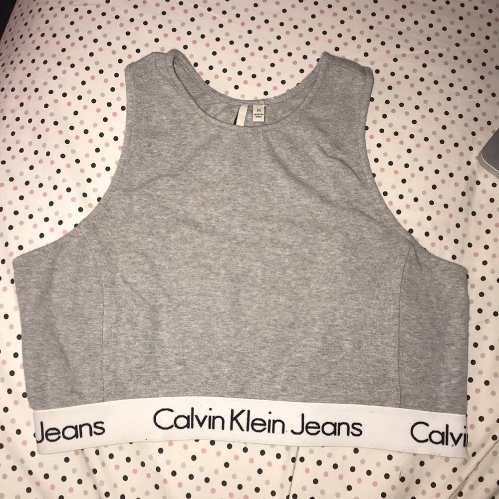 CALVIN KLEIN CROP TOP